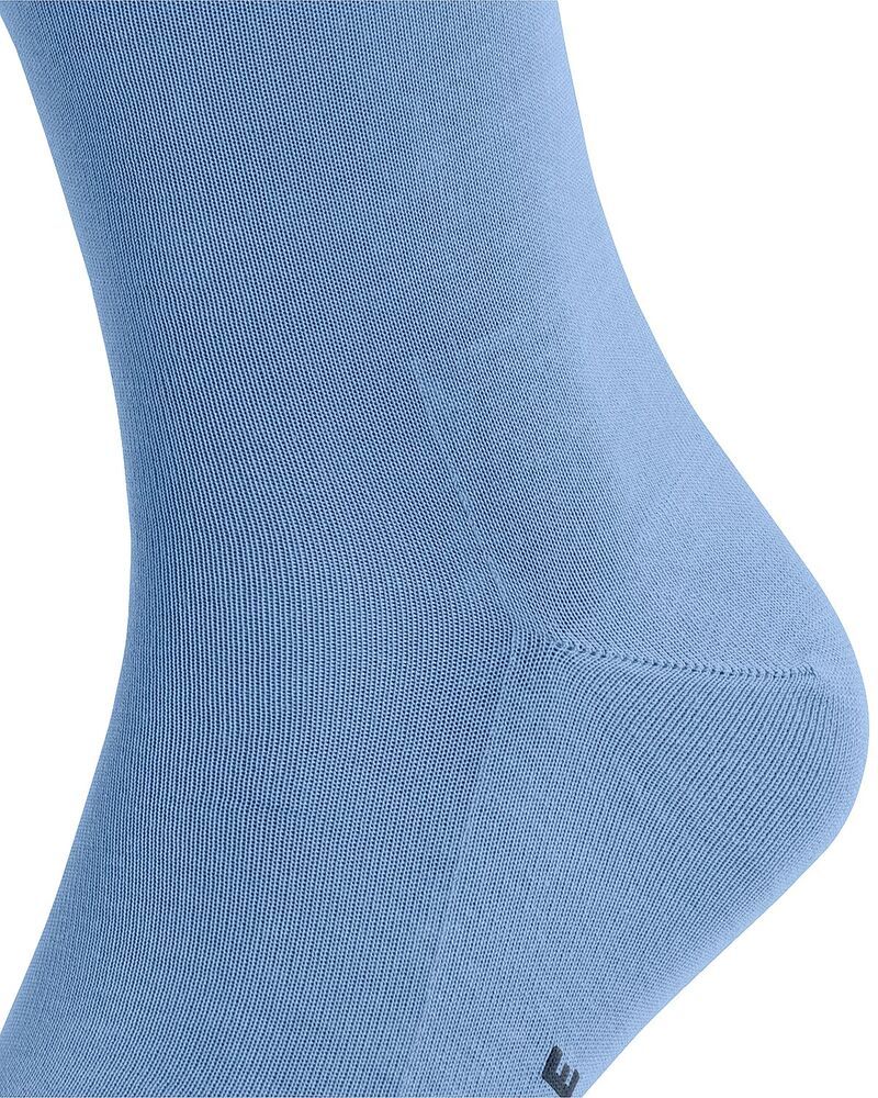 ファルケ メンズ アンダーウェア 靴下 コットン Falke Cotton Blend Fil D cosse Mid Calf Socks Cornflower
