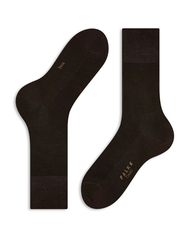 ファルケ メンズ アンダーウェア 靴下 コットン Falke Tiago Cotton Blend Socks Brown ブラウン