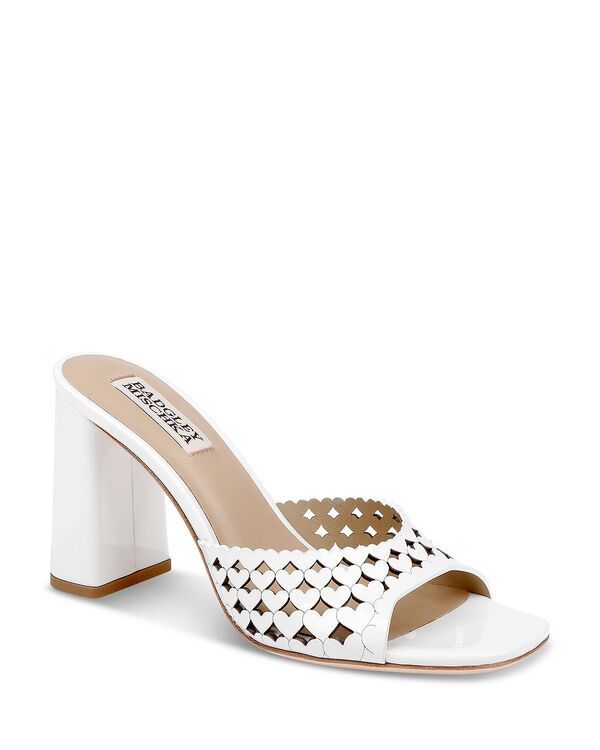 バッジェリーミシュカ レディース シューズ サンダル Badgley Mischka Womens Omni Sandals White Patent ホワイト