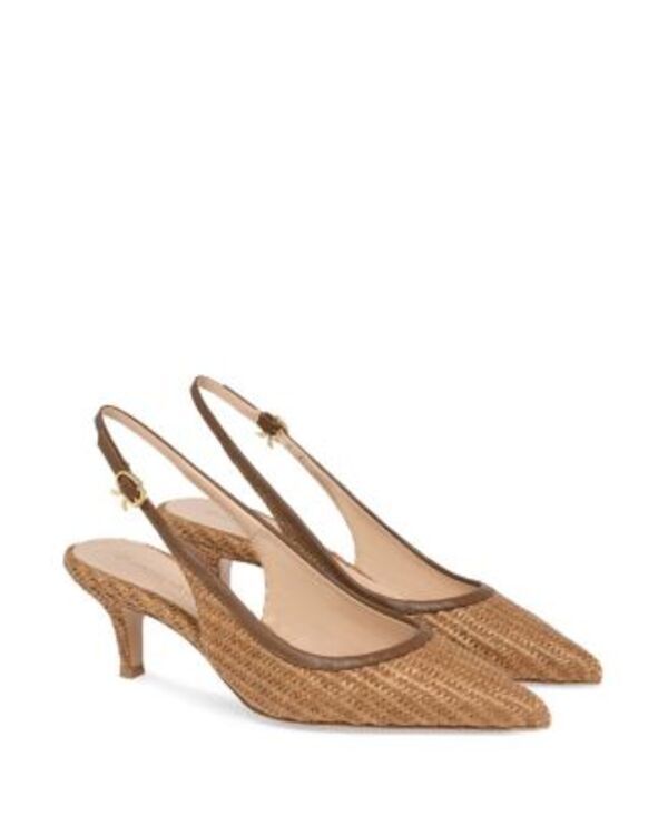 ジャンヴィト ロッシ レディース シューズ パンプス Gianvito Rossi Womens Minorca Pumps Brown Fabric and Nappa ブラウン