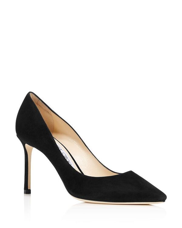 ジミーチュー レディース シューズ パンプス Jimmy Choo Womens Romy 85 PointedToe Pumps Black Suede ブラック