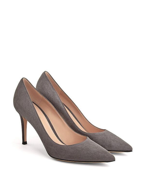 ジャンヴィト ロッシ レディース シューズ パンプス Gianvito Rossi Womens Gianvito 85 Pumps Grey Leather グレー