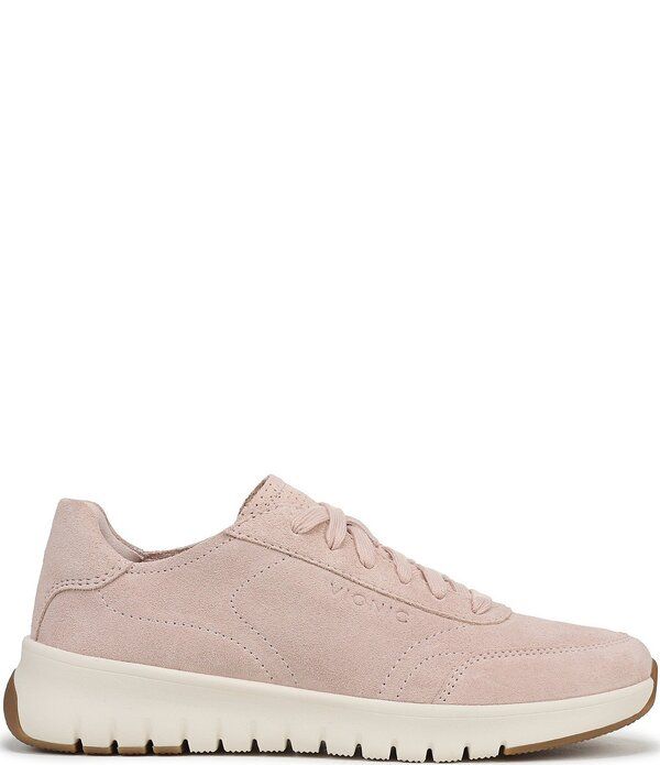 バイオニック レディース シューズ スニーカー プラットフォーム スエード Vionic Uptown Suede Platform Sneakers Cameo Rose