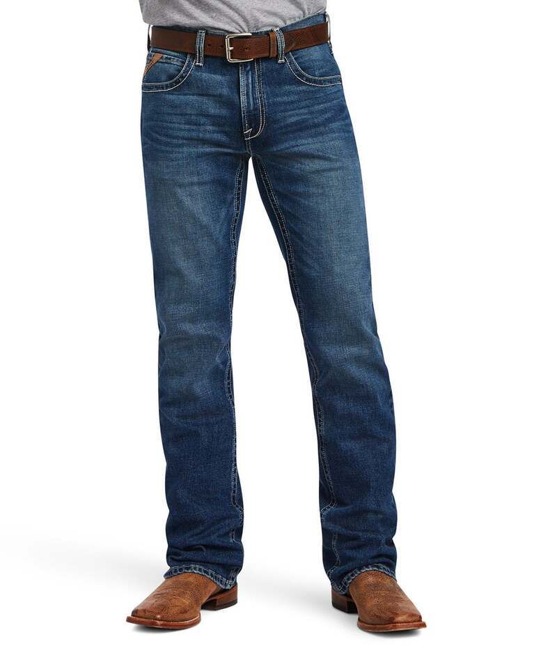 アリアト メンズ ボトムス デニムパンツ ストレート ジーンズ Ariat M5 Walden Straight Leg Jeans Blue ブルー