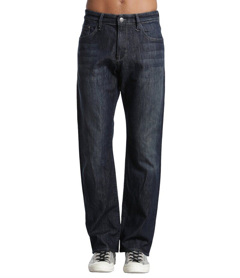 マビ メンズ ボトムス デニムパンツ ストレート ジーンズ Mavi Matt Deep Stanford Relaxed Straight Leg Jeans Deep Standford