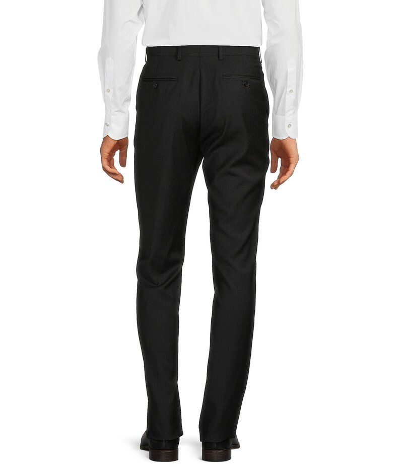ヒッキーフリーマン メンズ ボトムス カジュアルパンツ パンツ Hickey Freeman Modern Fit FlatFront Solid Dress Pants Charcoal チャコール