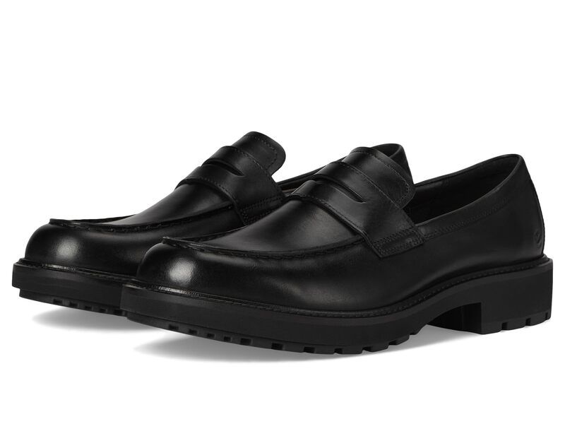 エコー メンズ シューズ スリッポン・ローファー ECCOslo Penny Loafers Black ブラック