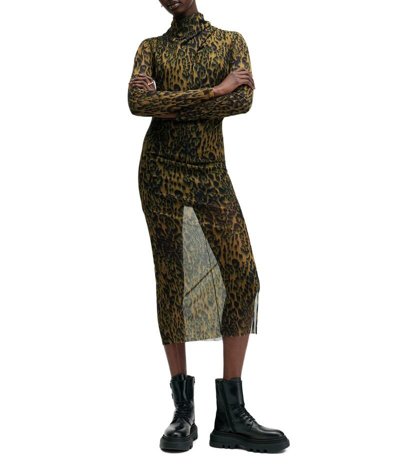 オールセインツ レディース トップス ワンピース AllSaints Tia Dress Teresa Khaki Green 1 グリーン