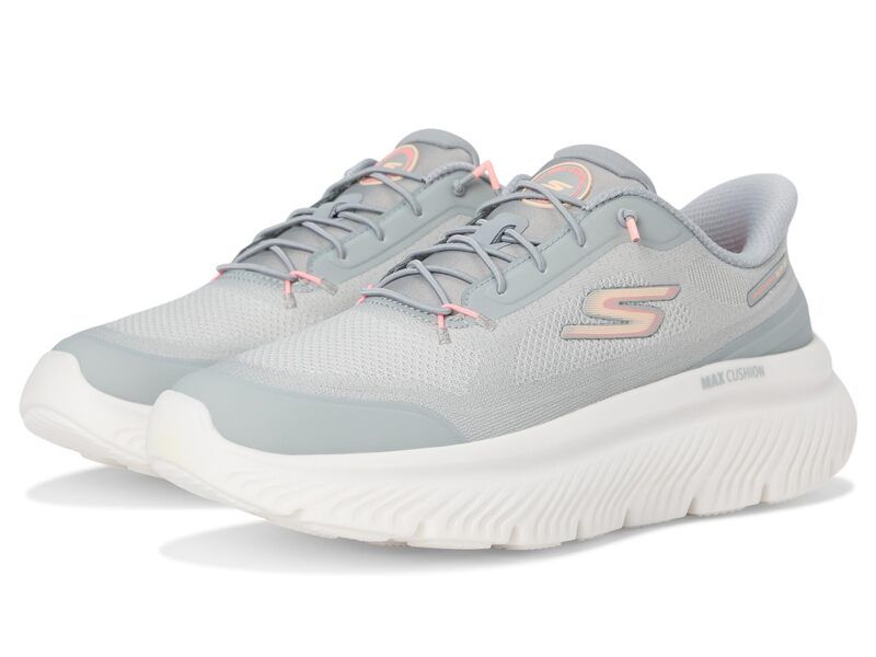 スケッチャーズ レディース シューズ スニーカー SKECHERS Performance Go Walk Max Cushioning Hyper Burst Nikita Hands Free SlipIns GrayPink グレー