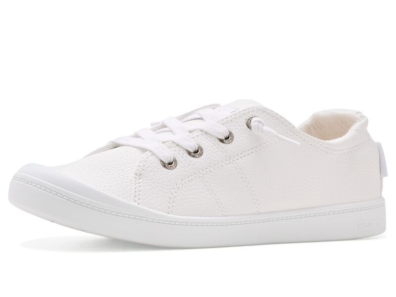 ロキシー レディース シューズ スニーカー プラスサイズ Roxy Bayshore Plus Lx II Tumbled White ホワイト