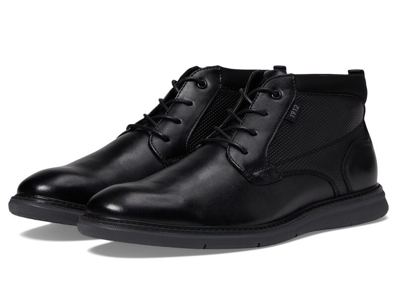 ノンブッシュ メンズ シューズ ブーツ・レインブーツ Nunn Bush Chase Plain Toe Chukka Contemporary Fashion Boot Black ブラック