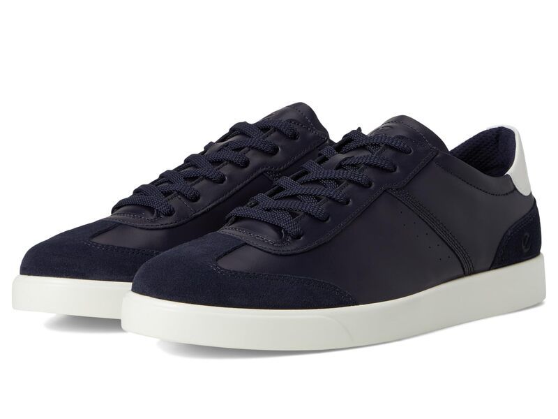 エコー メンズ シューズ スニーカー ヴィンテージ ECCO Street Lite Vintage Sneaker Night SkyNight SkyWhite ホワイト