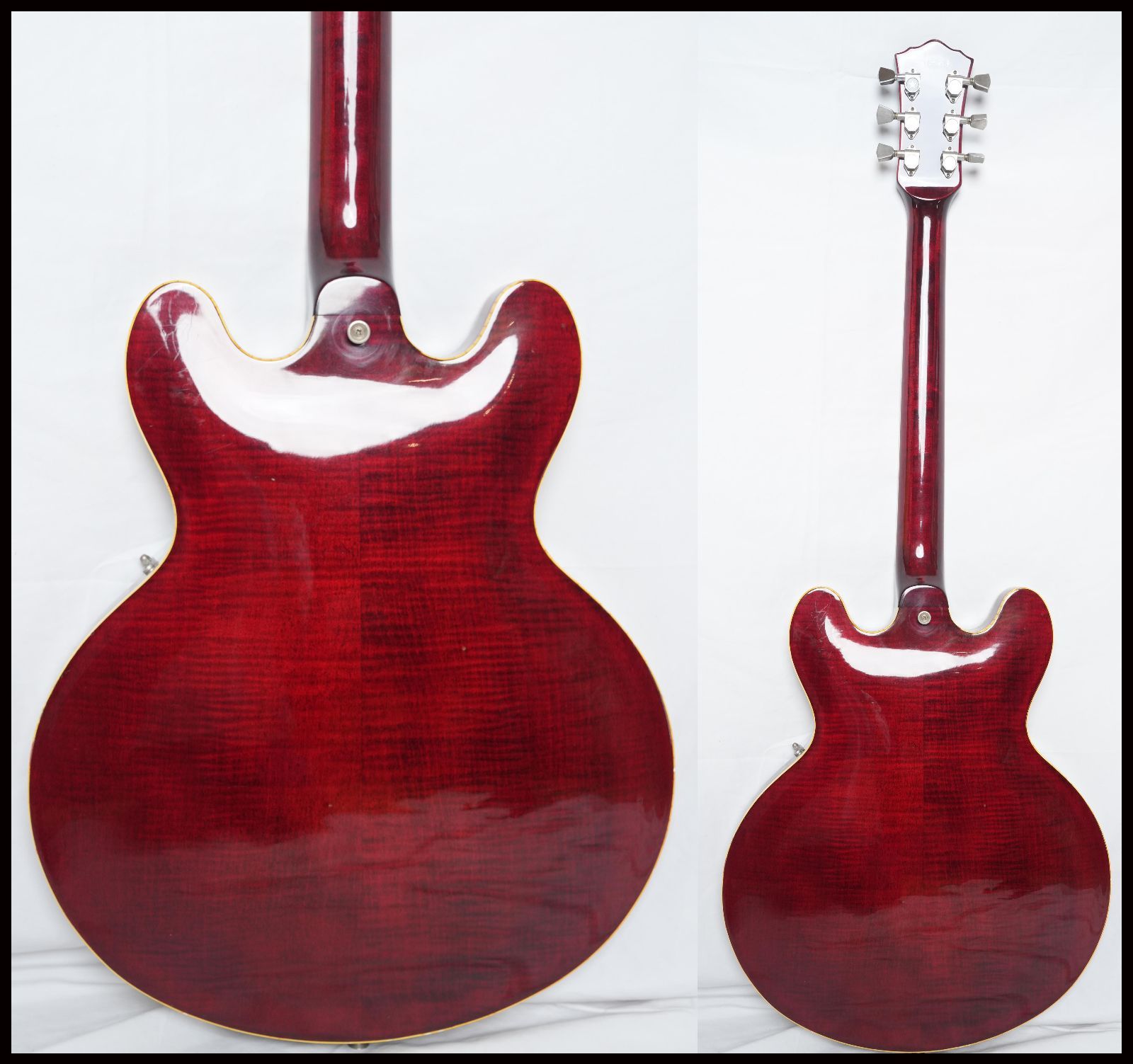 ☆Greco SA-700 WR セミアコ ES-335スタイル フレイム・ホワイト
