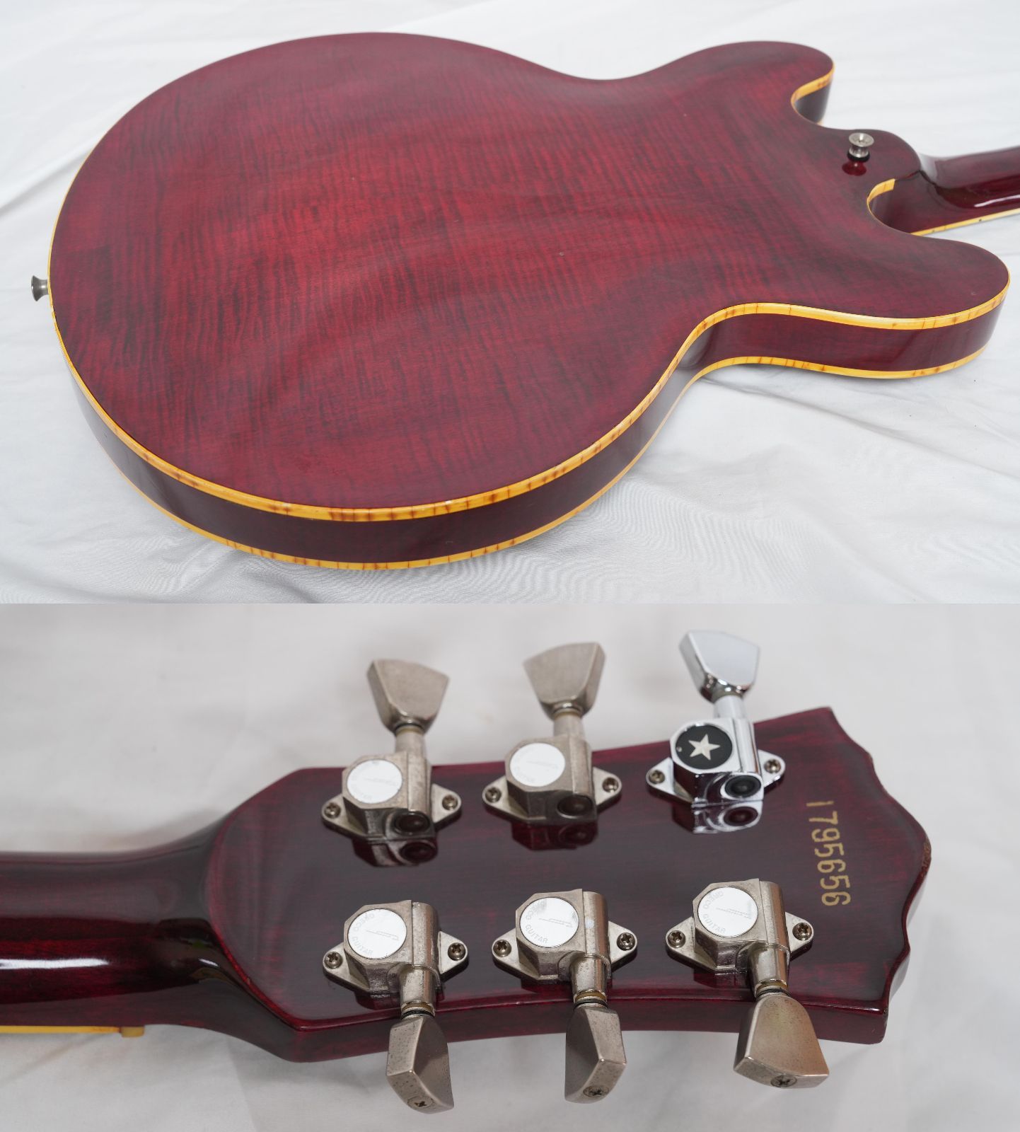 ☆Greco SA-700 WR セミアコ ES-335スタイル フレイム・ホワイト