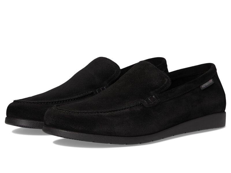 メフィスト メンズ シューズ スリッポン・ローファー Mephisto Valner Black ブラック