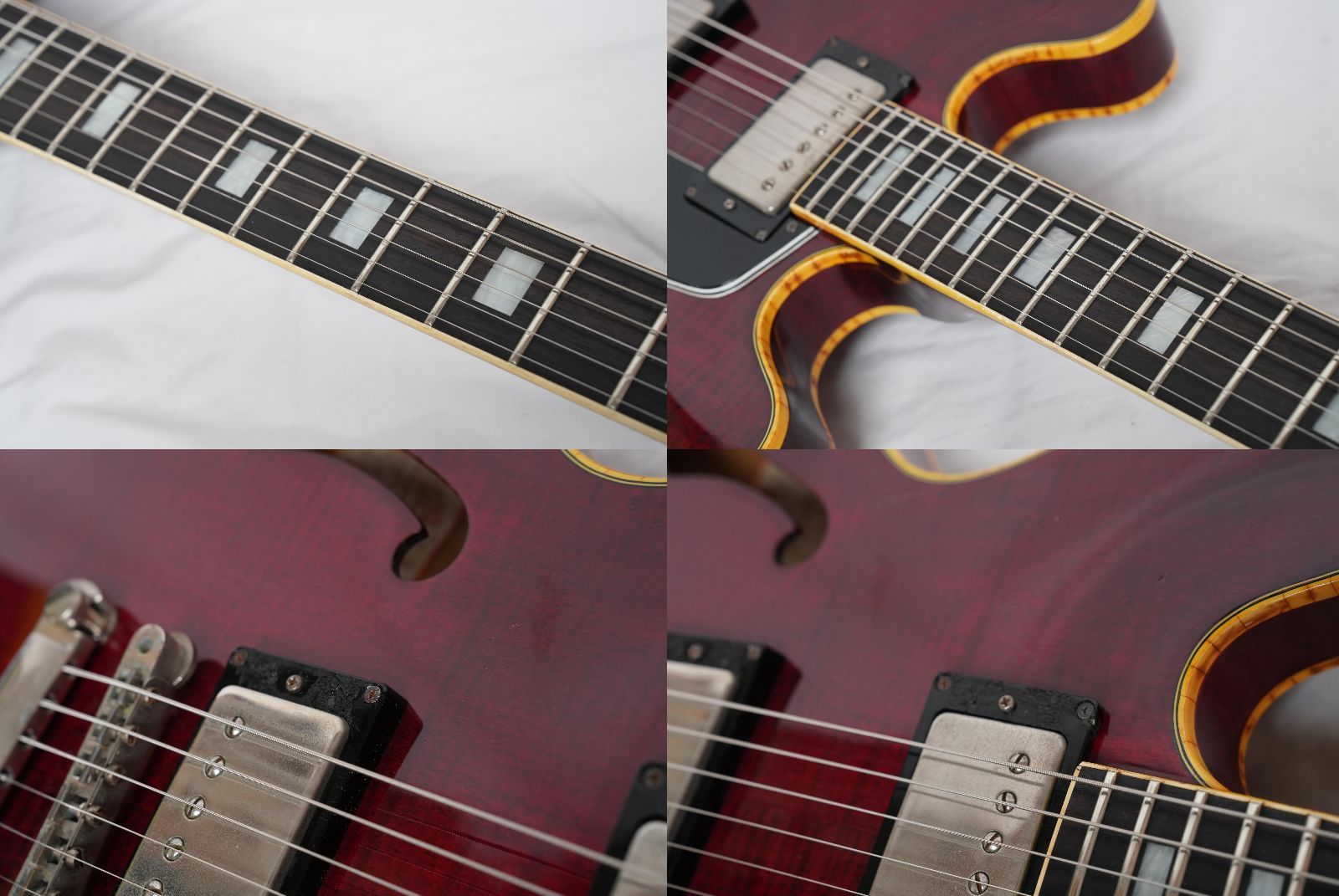 ☆Greco SA-700 WR セミアコ ES-335スタイル フレイム・ホワイト