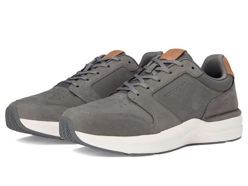 ロックポート メンズ シューズ スニーカー Rockport Prowalker Tour Grey Nubuck グレー
