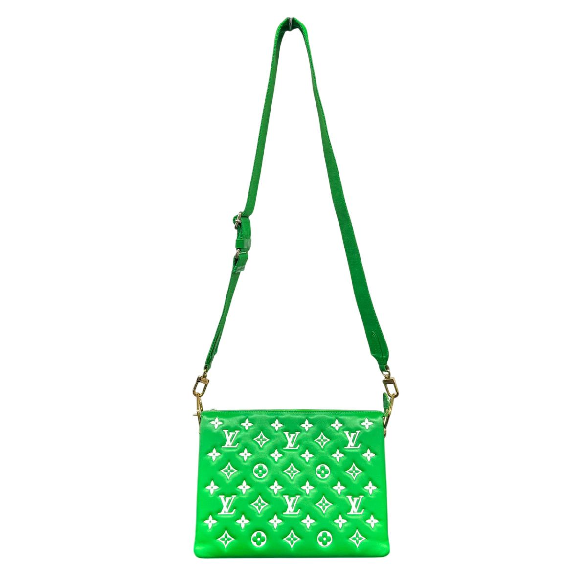 LOUIS VUITTON 美品 ルイヴィトン クッサンPM モノグラムエンボス 3way 