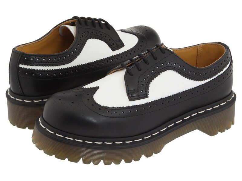 ドクターマーチン メンズ シューズ オックスフォード Dr Martens 3989 Bex BlackWhite Smo ホワイト