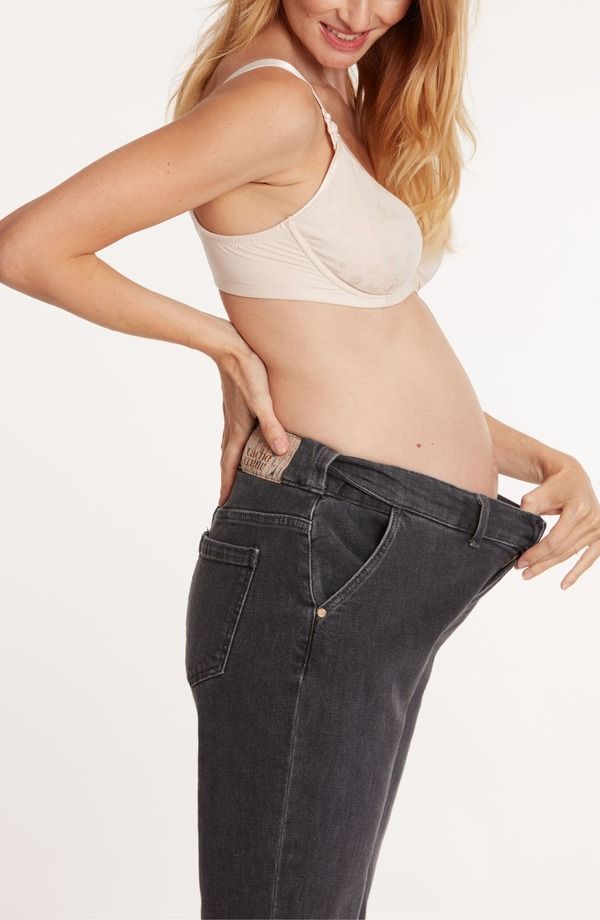カシュクール レディース ボトムス デニムパンツ マタニティ ジーンズ Cache Coeur Carrie Mom fit maternity and post partum jeans Used Grey グレー