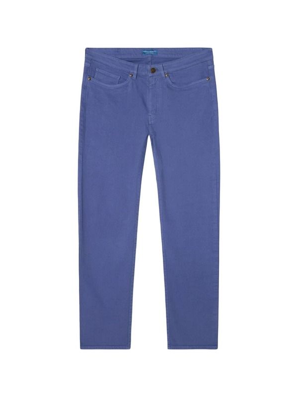 ロバート タルボット メンズ ボトムス カジュアルパンツ Robertalbott Hudson Comfort Stretch 5 Pocket Pant Pacific Blue ブルー