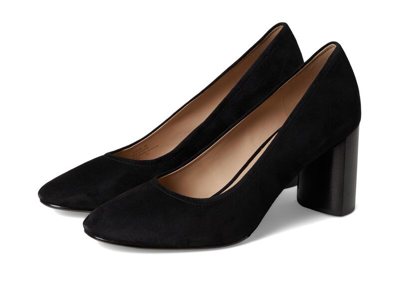 コールハーン レディース シューズ ヒール Cole Haanella Block Heel Pumps Black Suede ブラック