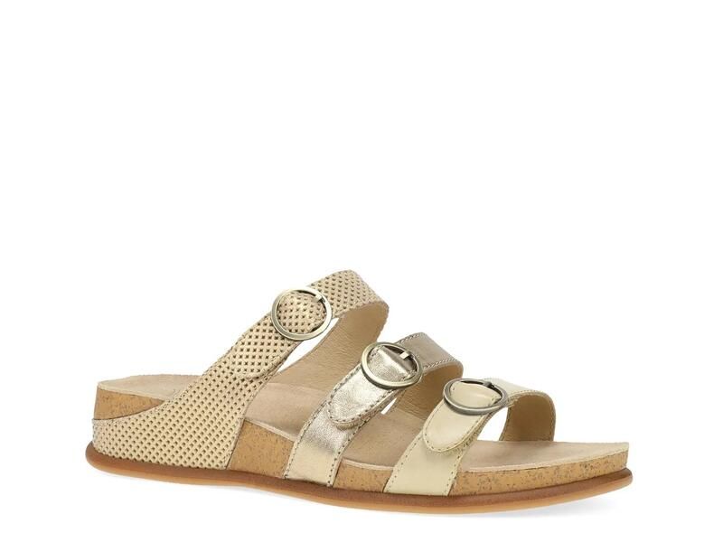 ダンスコ レディース シューズ サンダル DanskoCampbell Wedge Sandal Gold Metallic ゴールド