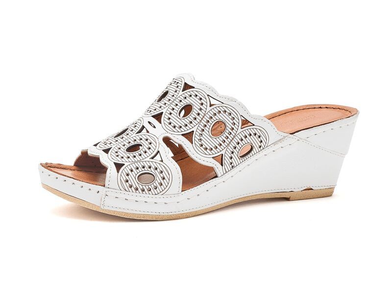 スプリングステップ レディース シューズ ヒール Spring Step Labarnas White ホワイト