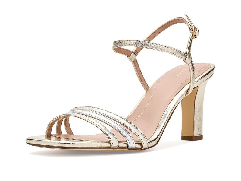 コールハーン レディース シューズ ヒール Cole Haan Michelina Strappy Soft GoldSilve ゴールド