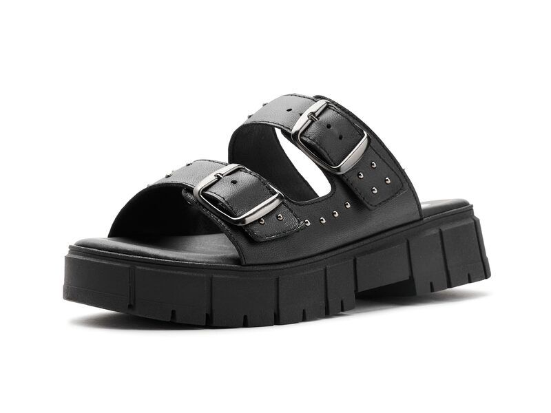 エリックミカエル レディース シューズ ヒール Eric Michael Stud Black ブラック