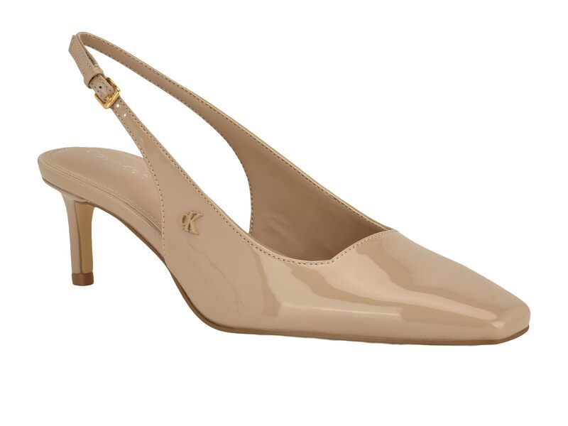 カルバンクライン レディース シューズ ヒール Calvin Klein Sorena Taupe Patent トープ