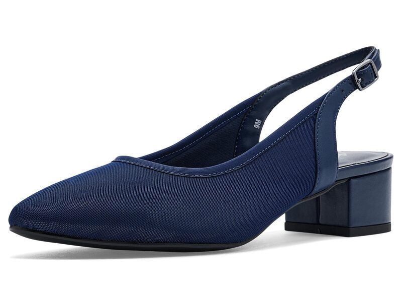 ダイビッドテイト レディース シューズ ヒール David Tate Sade Navy Micro ネイビー