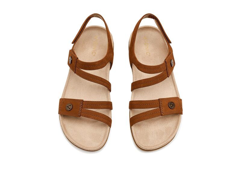 バイオニック レディース シューズ サンダル VIONIC Essie Brandy Nubuck