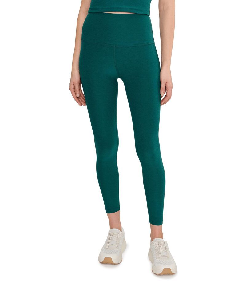 ビヨンドヨガ レディース ボトムス カジュアルパンツ ミディ ハイウエスト Beyond Yoga Spacedye Caught In The Midi HighWaisted Legging Teal Sea Heathe ティール