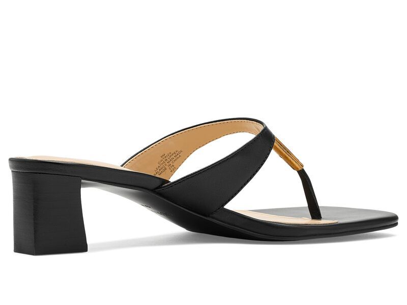 ゲス レディース シューズ ヒール GUESS Yaiza Black Leather ブラック