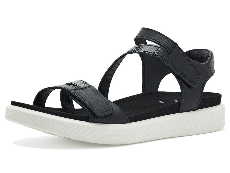 エコー レディース シューズ サンダル ECCO Softhree Strap BlackBlack ブラック
