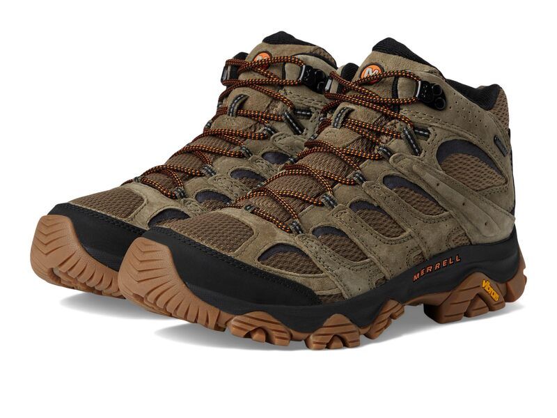 メレル メンズ シューズ スニーカー Merrell Moab 3 Mid Waterproof OliveGum 1 オリーブ