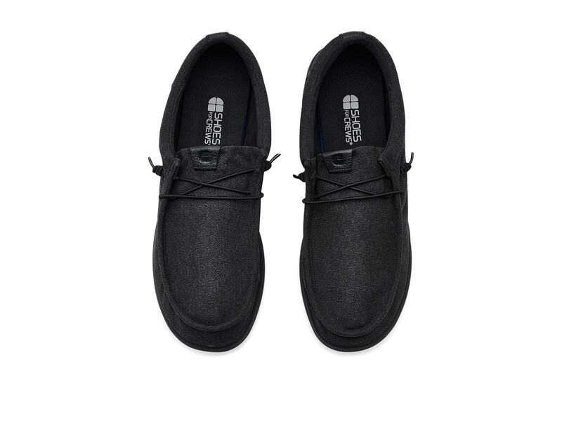 シューズフォークルーズ メンズ スリッポン・ローファー Shoes for Crews Laguna Moc Black ブラック
