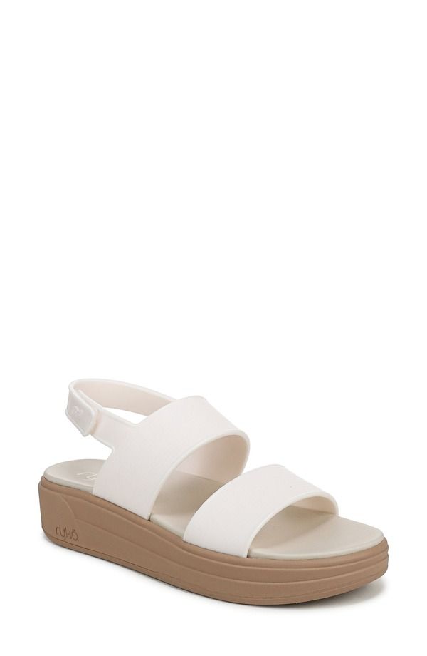 RYK レディース シューズ ヒール サンダル Ryk Viv Slingback Slide Sandal White Alyssum ホワイト