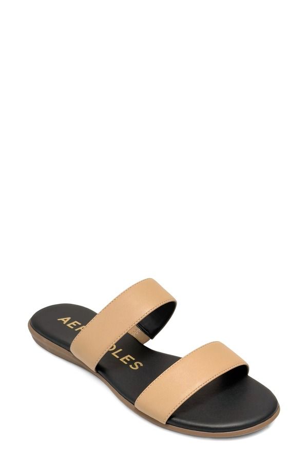 エアロソールズ レディース シューズ サンダル Aerosoles Concetta TwoStrap Sandal Beige Bisque Fx Nappa ベージュ