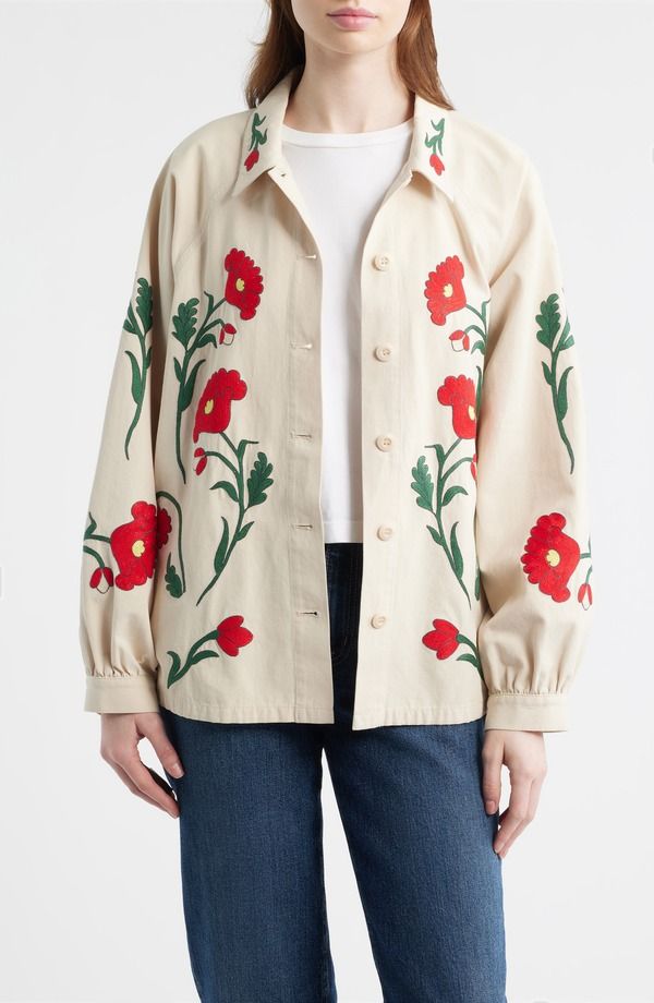 ザ・グレート レディース アウター ジャケット・ブルゾン THE GREAT Stetson The Western Commodore Jacket Cream クリーム