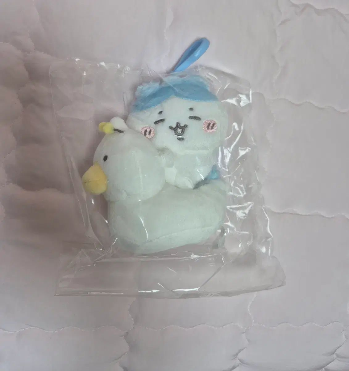 ちいかわ ハチワレ ベイビーアヒル トイレ マスコット ぬいぐるみ