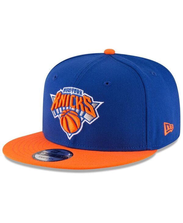 ニューエラ メンズ アクセサリー 帽子 New Era Mens Blue Orange New Yorknicks TwoTone 9FIFTY Adjustable Hat Blue Orange ブルー