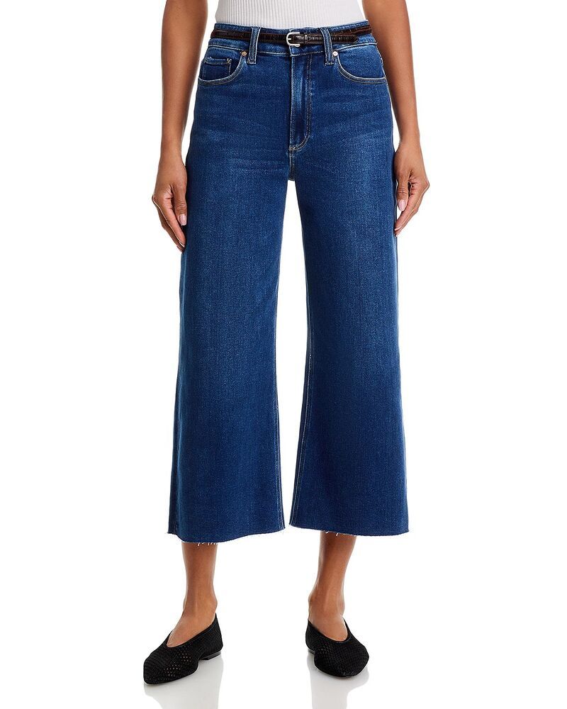 ペイジ レディース ボトムス デニムパンツ ワイドレッグ プチ ジーンズ PAIGE Petites Anessa High Rise Wide Leg Jeans in Venetian Breeze Venetian Breeze