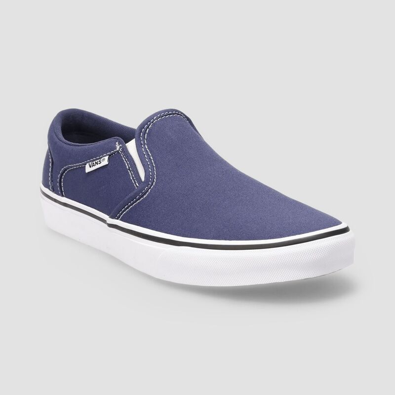 バンズ レディース シューズ スニーカー Vans Asher SlipOn Mens Casual Sneakers Deep Twilight