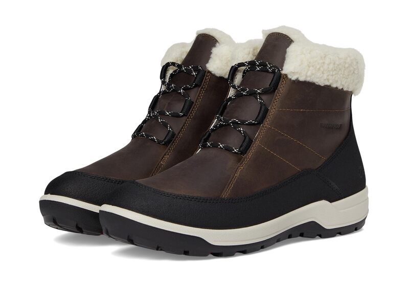 エコー レディース シューズ ブーツ・レインブーツ アンクル ECCO Sportrace Lite Waterproof Warm Lined Low Ankle Boots BlackDark Clay ブラック