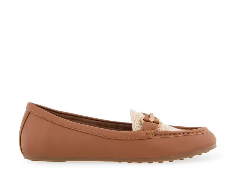 エアロソールズ レディース シューズ スリッポン・ローファー AerosolesDay Drive Loafer BrownOff White オフホワイト