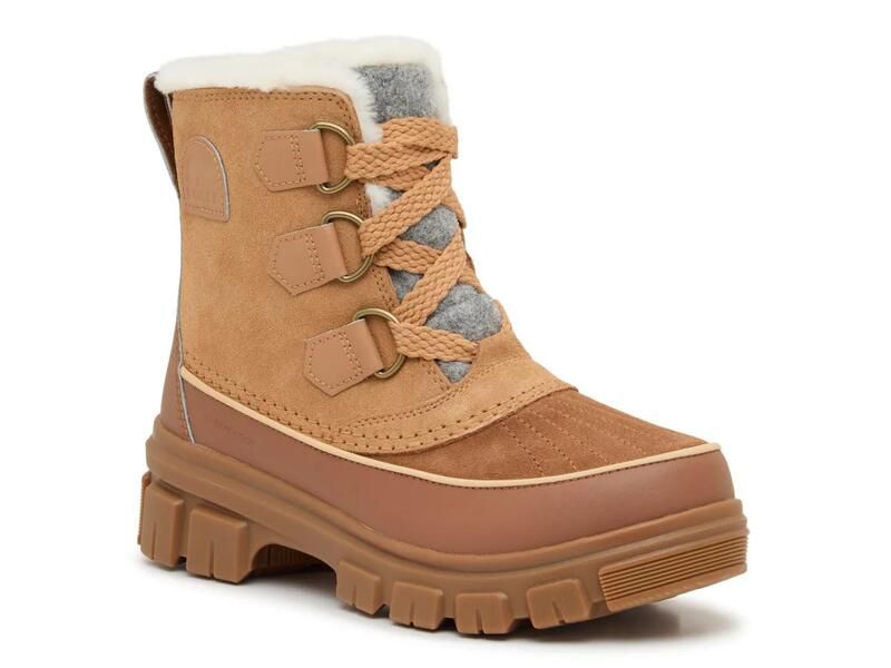 ソレル レディース シューズ ブーツ・レインブーツ SORELOut N About IV Chill Sherpa Waterproof Snow Boot Womens Honey