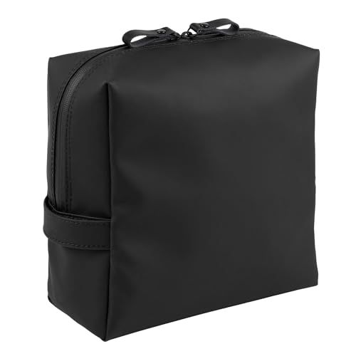 [ aso ] TOFTPOUCH＋MAX (タフトポーチプラスマックス) 耐水 ガジェット ポーチ 約180×180×80[mm] ガジェットポーチ 旅行 収納 バッグインバッグ (MAXサイズ ブラック) tf-v283-bl-x 国内発送
