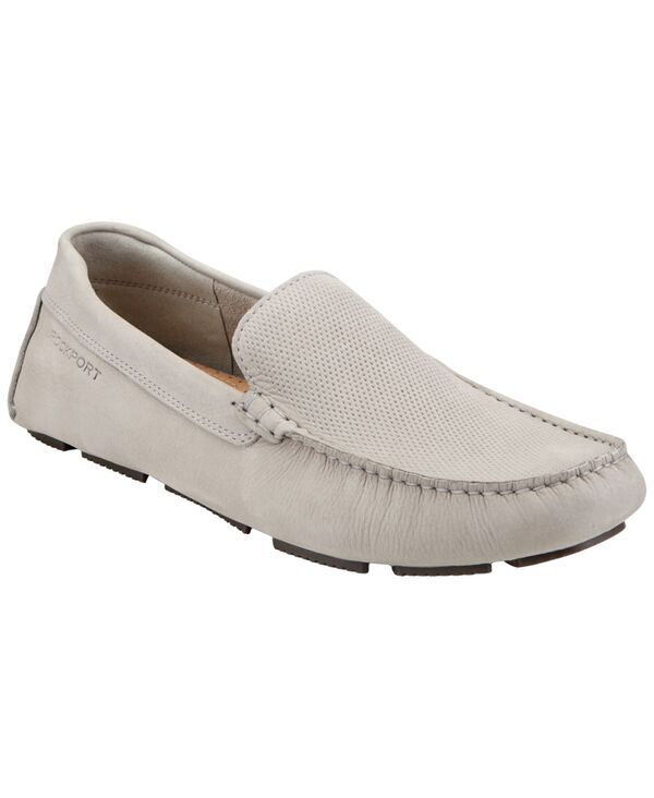 ロックポート メンズ シューズ スリッポン・ローファー Rockport Mens Rodger Dress Casualoafers Light Gray グレー